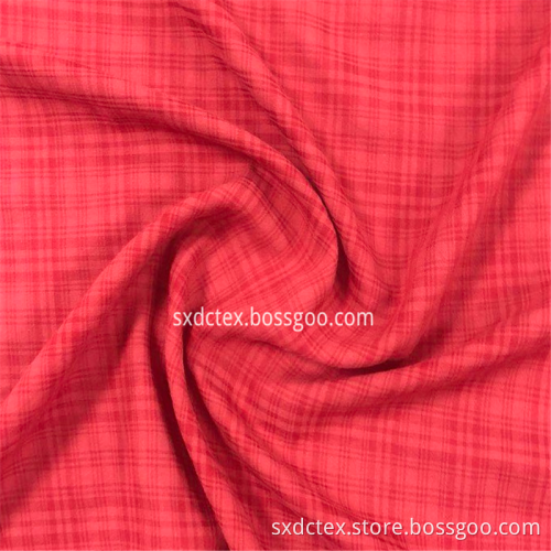 59% bawełna 41% Rayon Fleece Plaid Casual Tkaniny odzieżowe